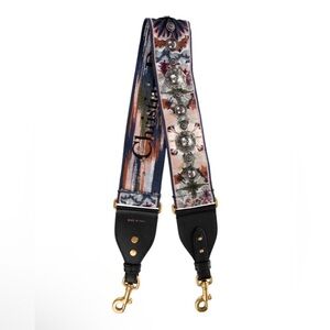 Christian Dior Studded Canvas Bag Strap